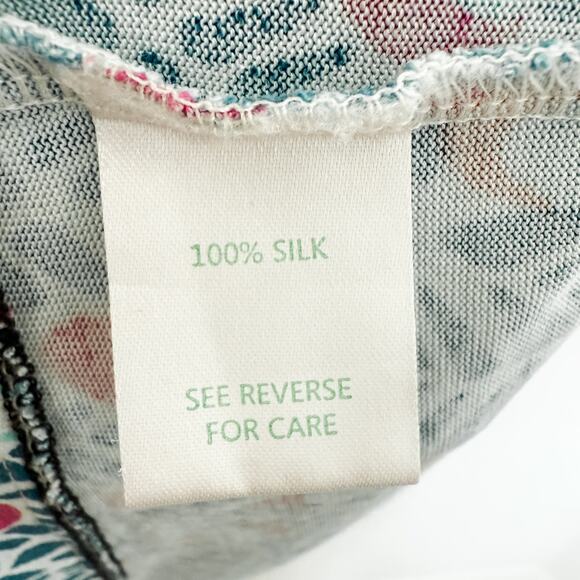 Lilly Pulitzer Feather Print 100% Silk Stretch Flare Dress Womens Size 0 - Picture 5 of 7